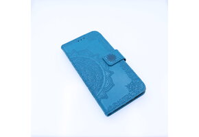 Apple iPhone 7/8 Plus Boekhoesje Mandela Print Blauw