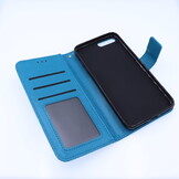 Apple iPhone 7/8 Plus Boekhoesje Mandela Print Blauw