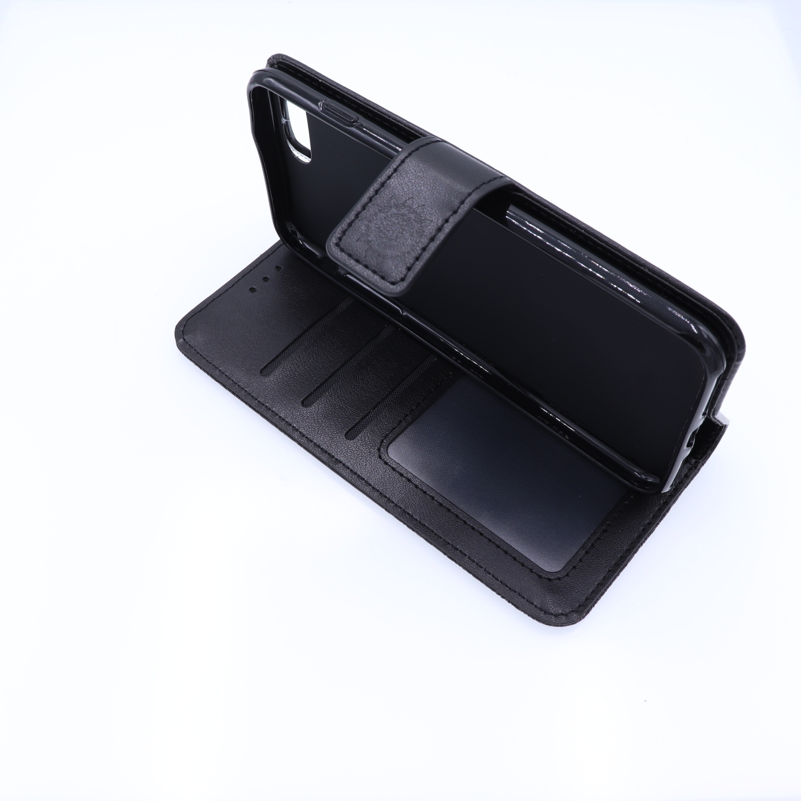 Apple iPhone 7/8 Plus Boekhoesje Mandela Print Zwart