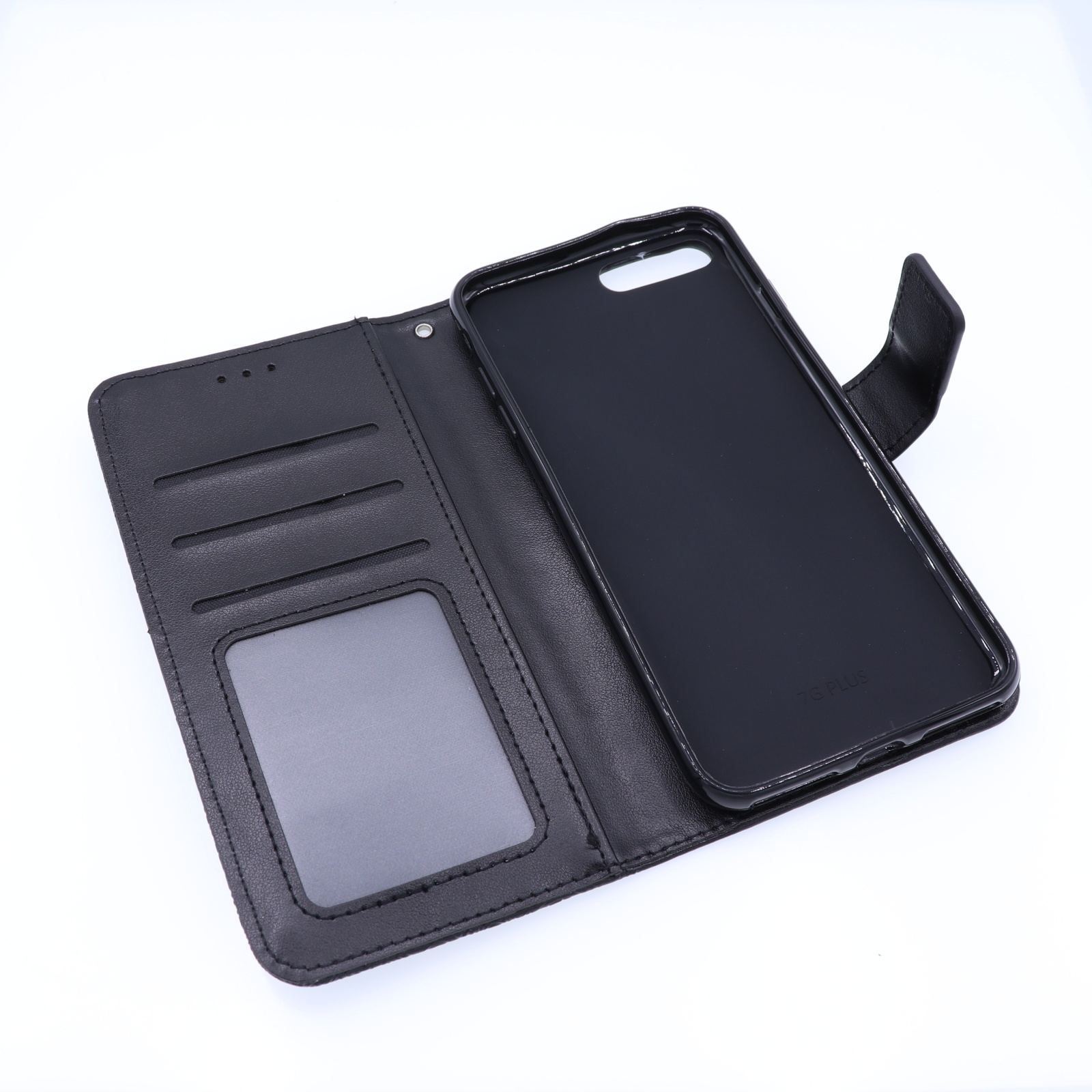 Apple iPhone 7/8 Plus Boekhoesje Mandela Print Zwart