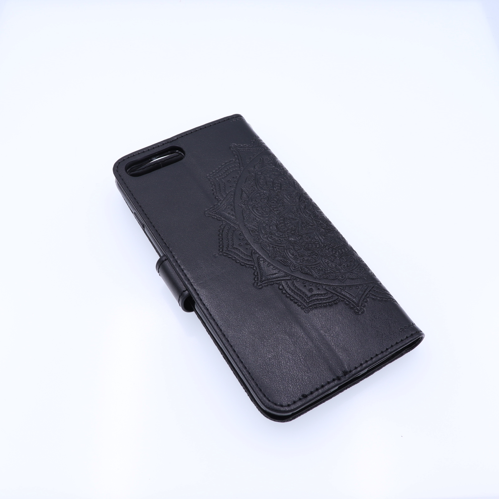 Apple iPhone 7/8 Plus Boekhoesje Mandela Print Zwart