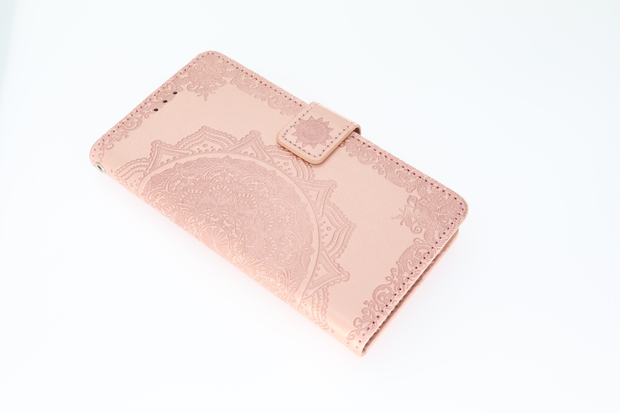 Apple iPhone 12 / 12 Pro Boekhoesje Mandela Rose