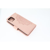 Apple iPhone 12 / 12 Pro Boekhoesje Mandela Rose