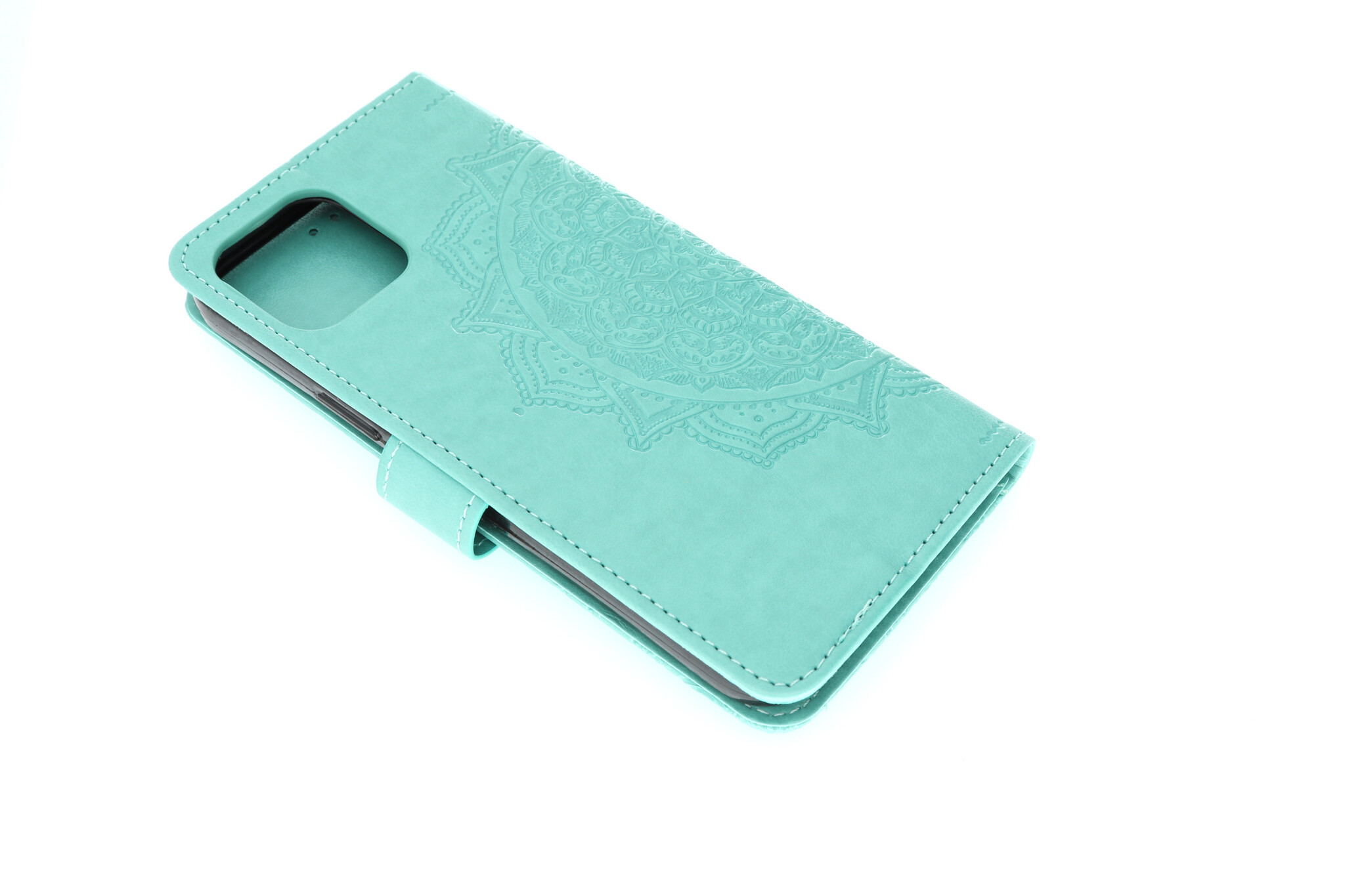 Apple iPhone 12 Pro Max Boekhoesje Mandela Groen