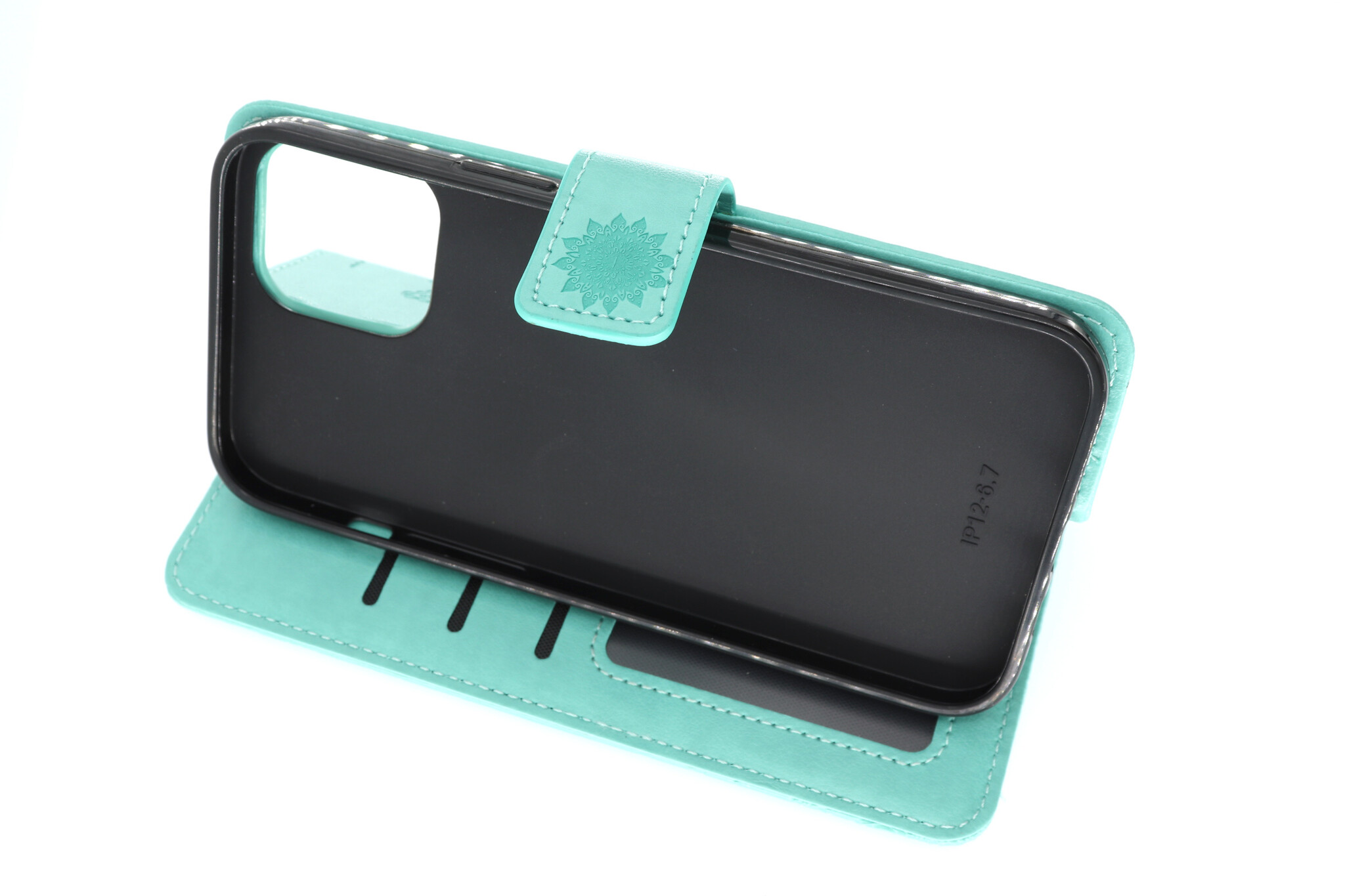 Apple iPhone 12 Pro Max Boekhoesje Mandela Groen