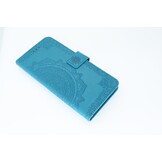 Apple iPhone 12 Pro Max Boekhoesje Mandela Blauw