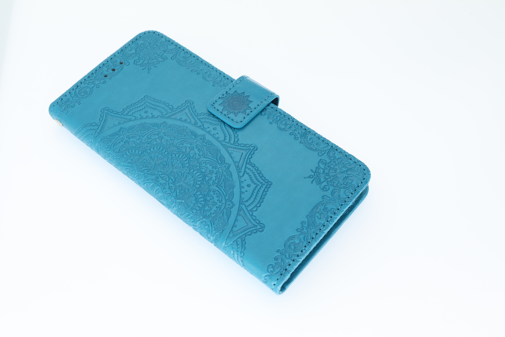 Apple iPhone 12 Pro Max Boekhoesje Mandela Blauw