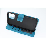 Apple iPhone 12 Pro Max Boekhoesje Mandela Blauw