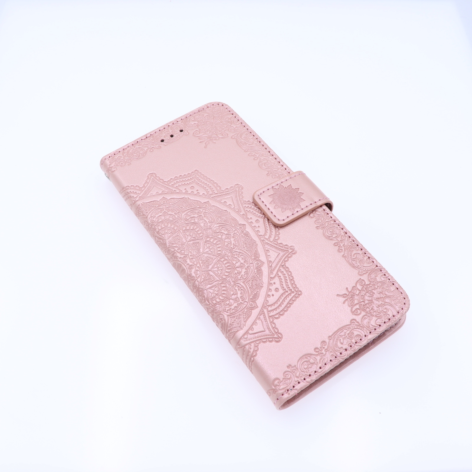 Apple iPhone 12 Pro Max Boekhoesje Mandela Roze