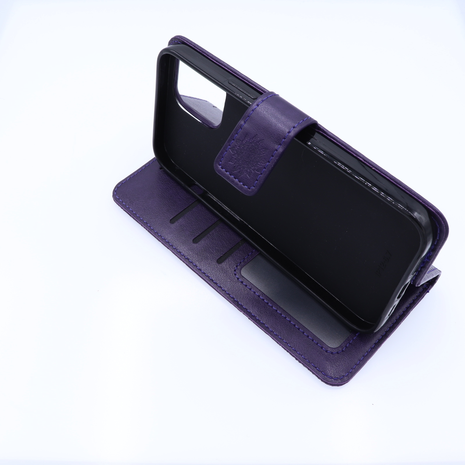 Apple iPhone 12 Pro Max Boekhoesje Mandela Paars