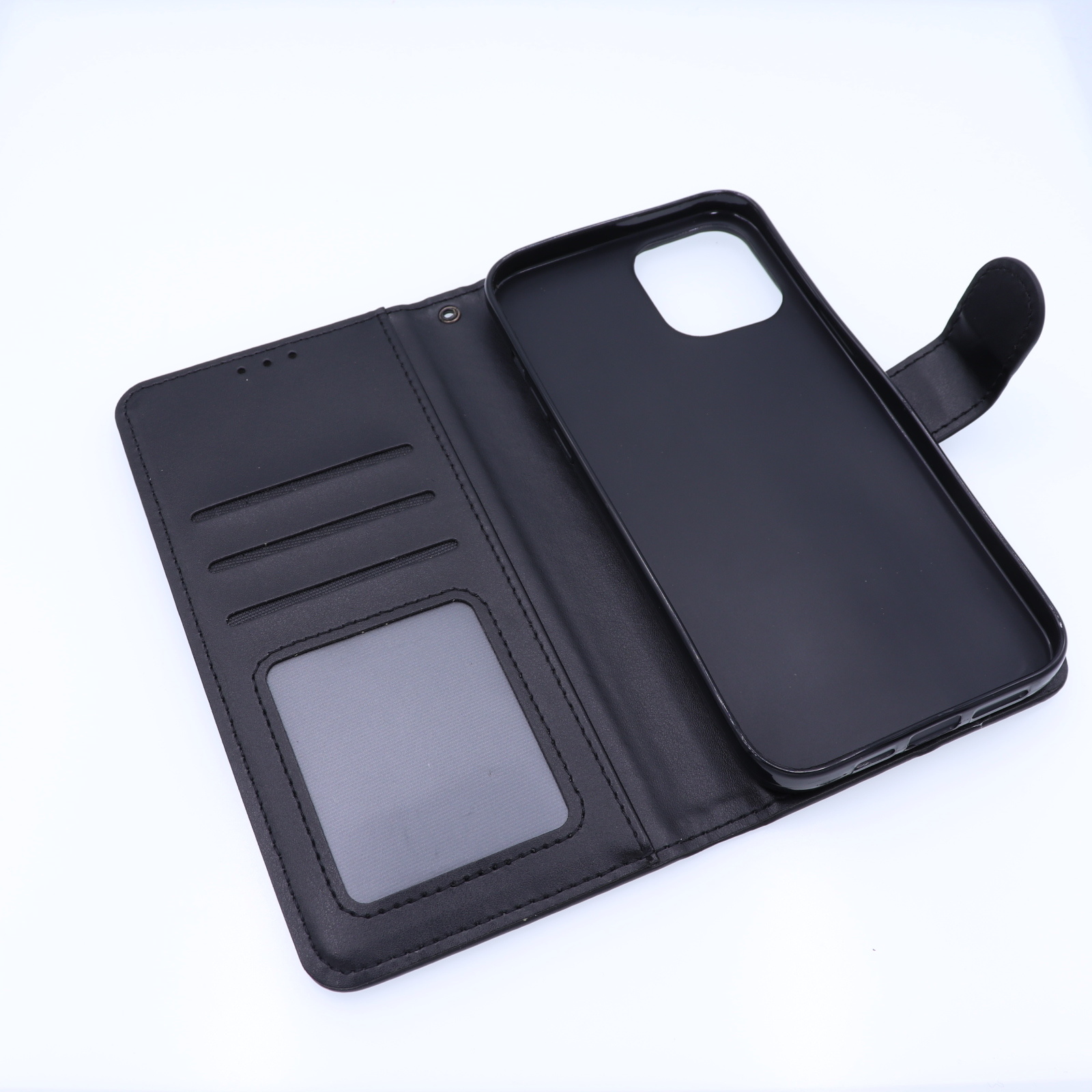 Apple iPhone 12 Pro Max Boekhoesje Mandela Zwart