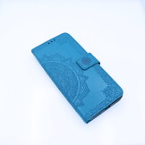 Samsung Galaxy S20 Plus Boekhoesje Mandela Blauw