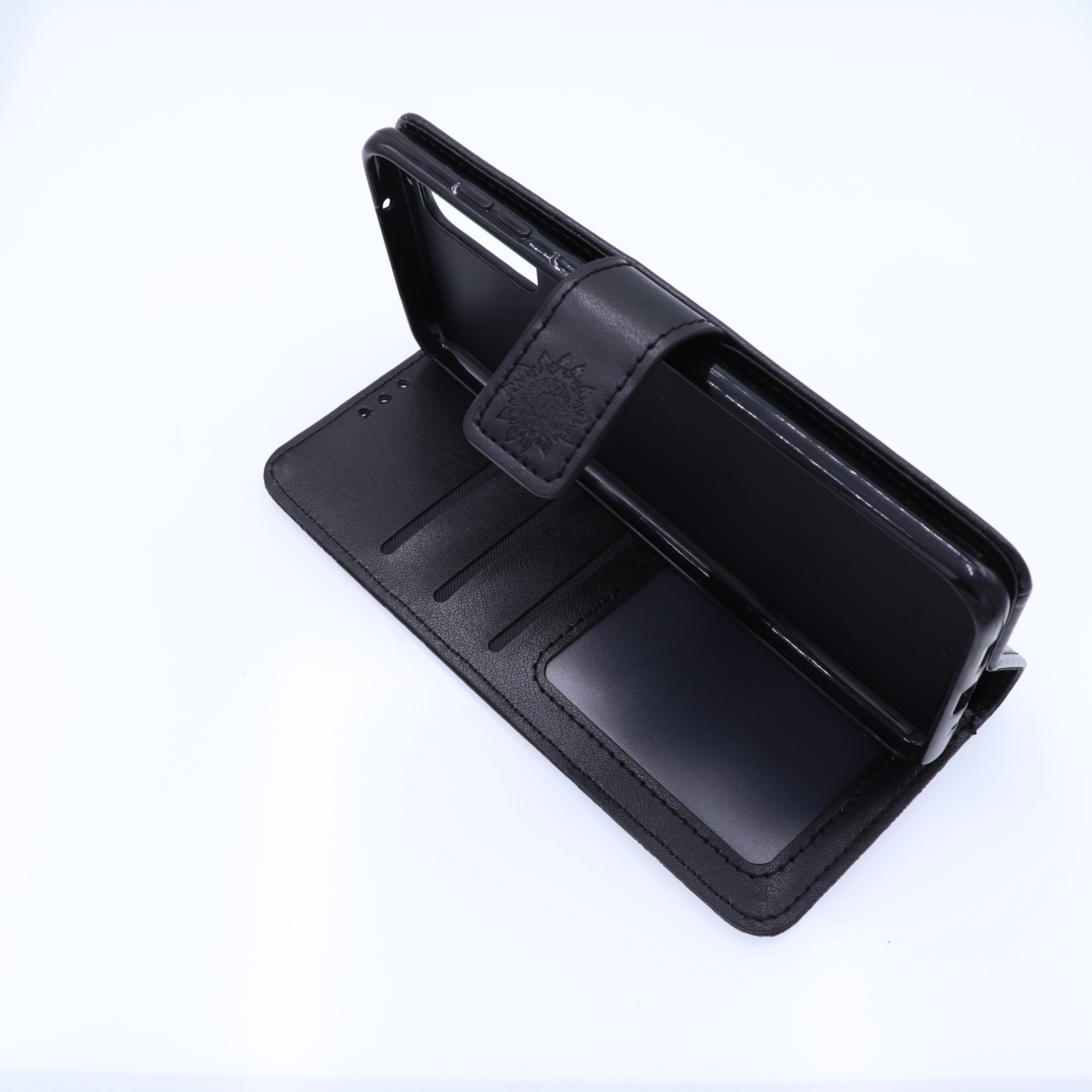 Samsung Galaxy s20 Plus Boekhoesje Mandela Zwart