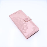 Samsung Galaxy A20s Boekhoesje Mandela Roze