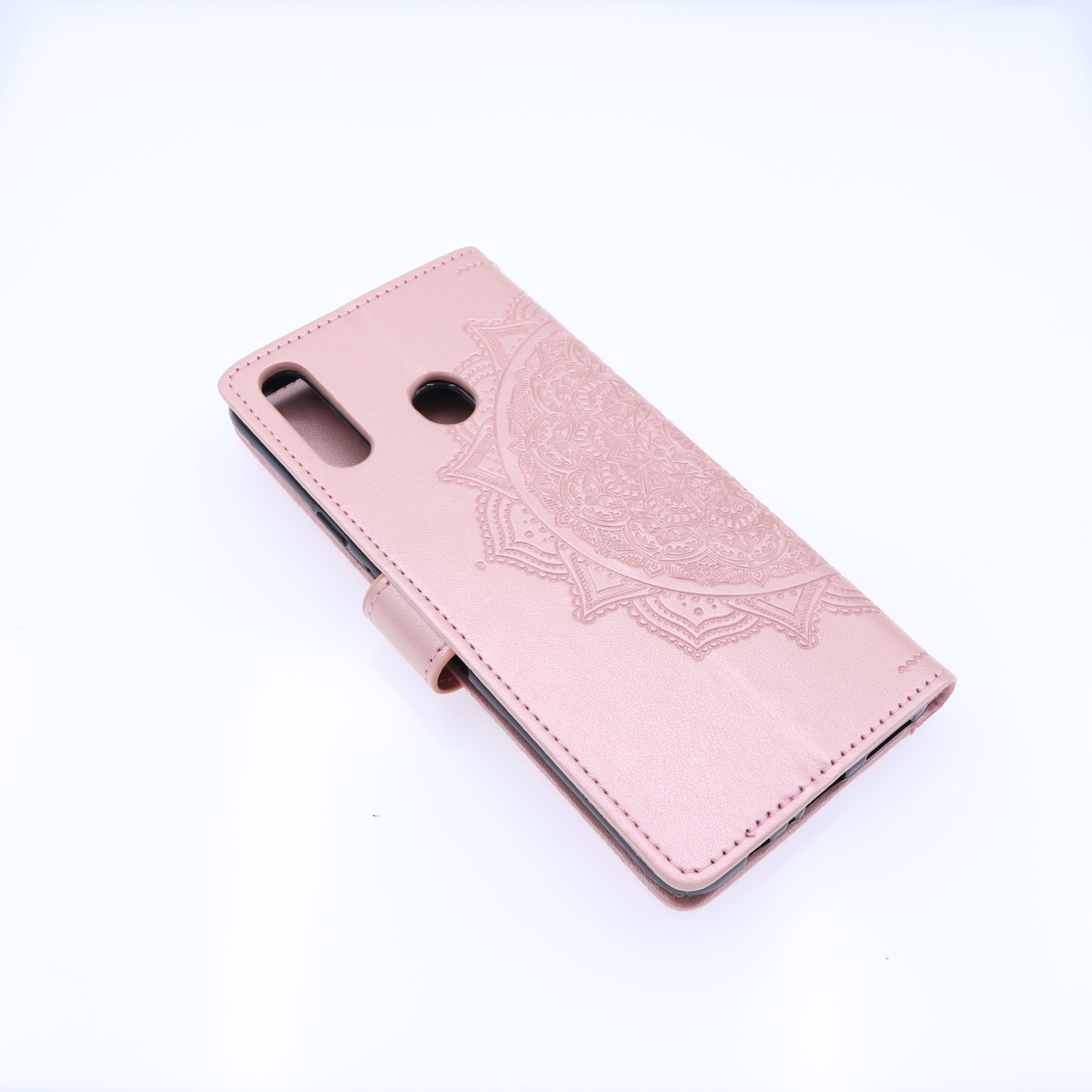 Samsung Galaxy A20s Boekhoesje Mandela Roze