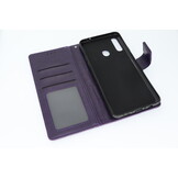 Samsung Galaxy A20S Boekhoesje  Mandela Paars