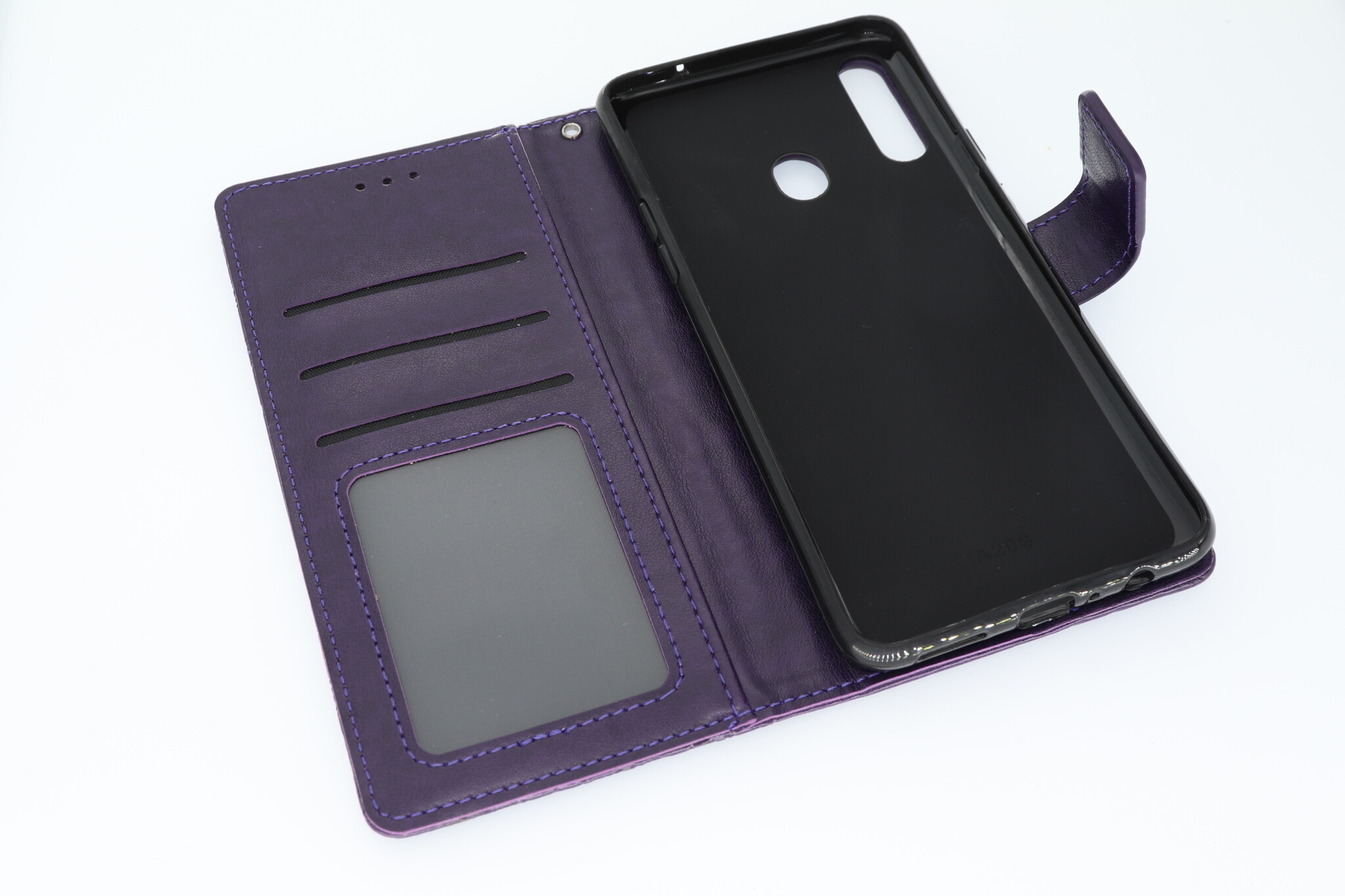 Samsung Galaxy A20S Boekhoesje  Mandela Paars