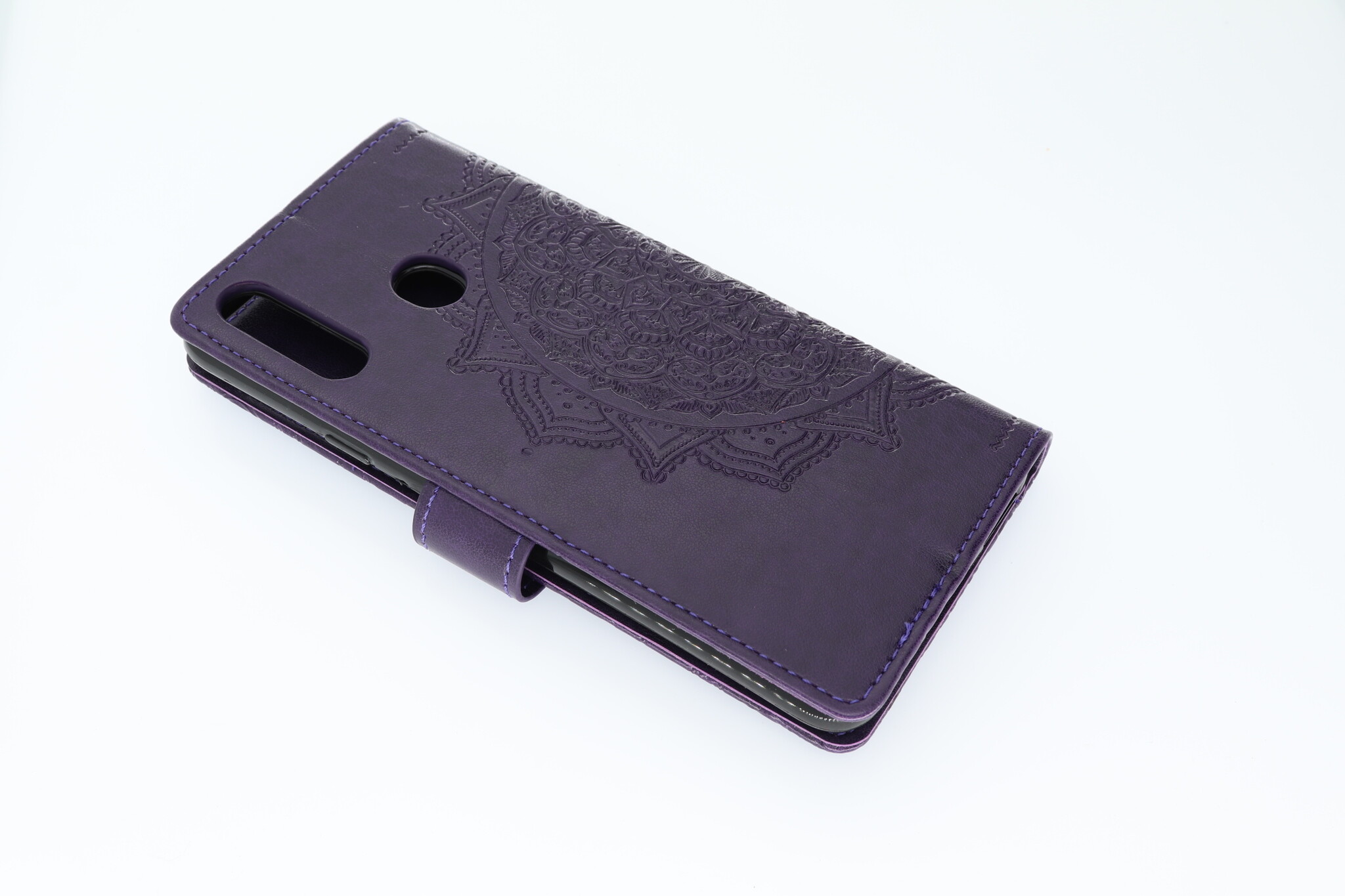 Samsung Galaxy A20S Boekhoesje  Mandela Paars