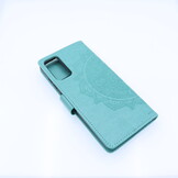 Samsung Galaxy A20s Boekhoesje Mandela Mintgroen