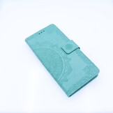 Samsung Galaxy A20s Boekhoesje Mandela Mintgroen