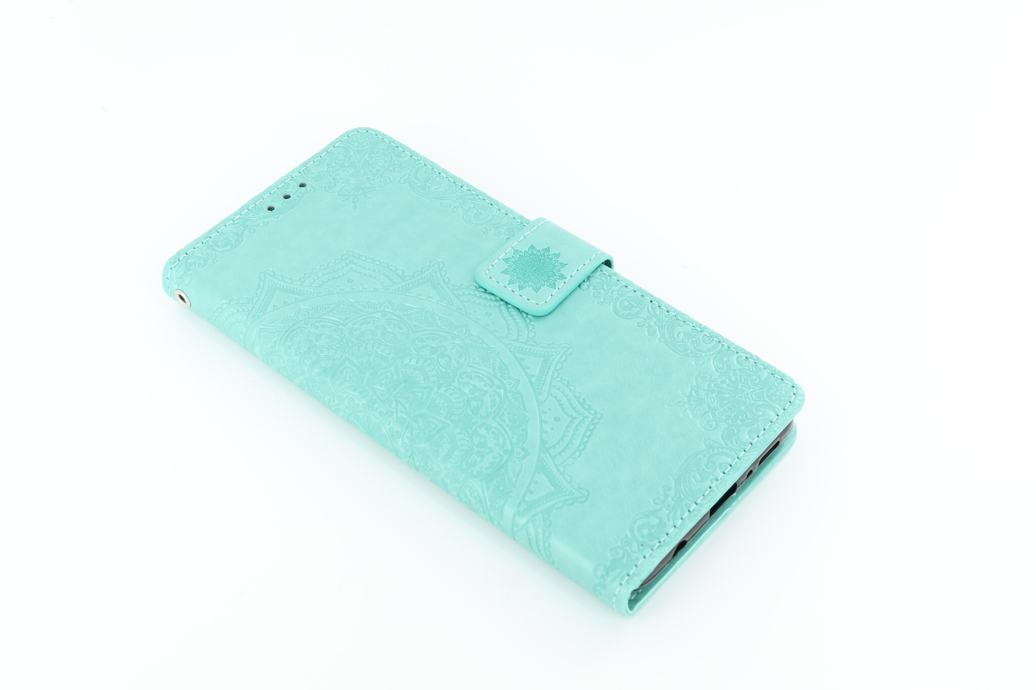 Samsung Galaxy A21S Boekhoesje Mandela Groen