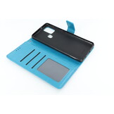 Samsung Galaxy A21S Boekhoesje Mandela Blauw