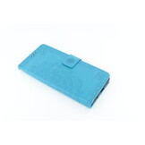 Samsung Galaxy A21S Boekhoesje Mandela Blauw