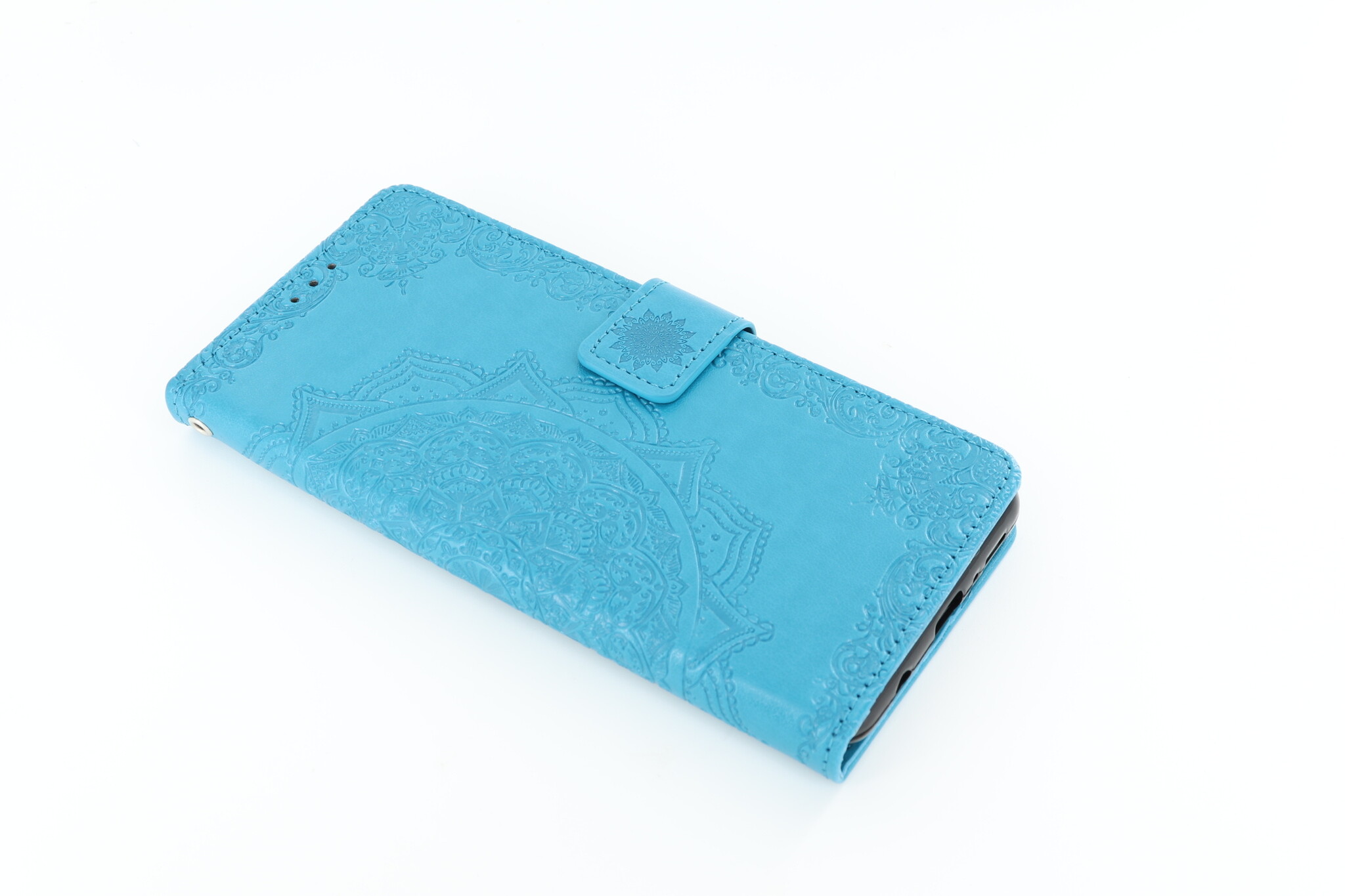 Samsung Galaxy A21S Boekhoesje Mandela Blauw