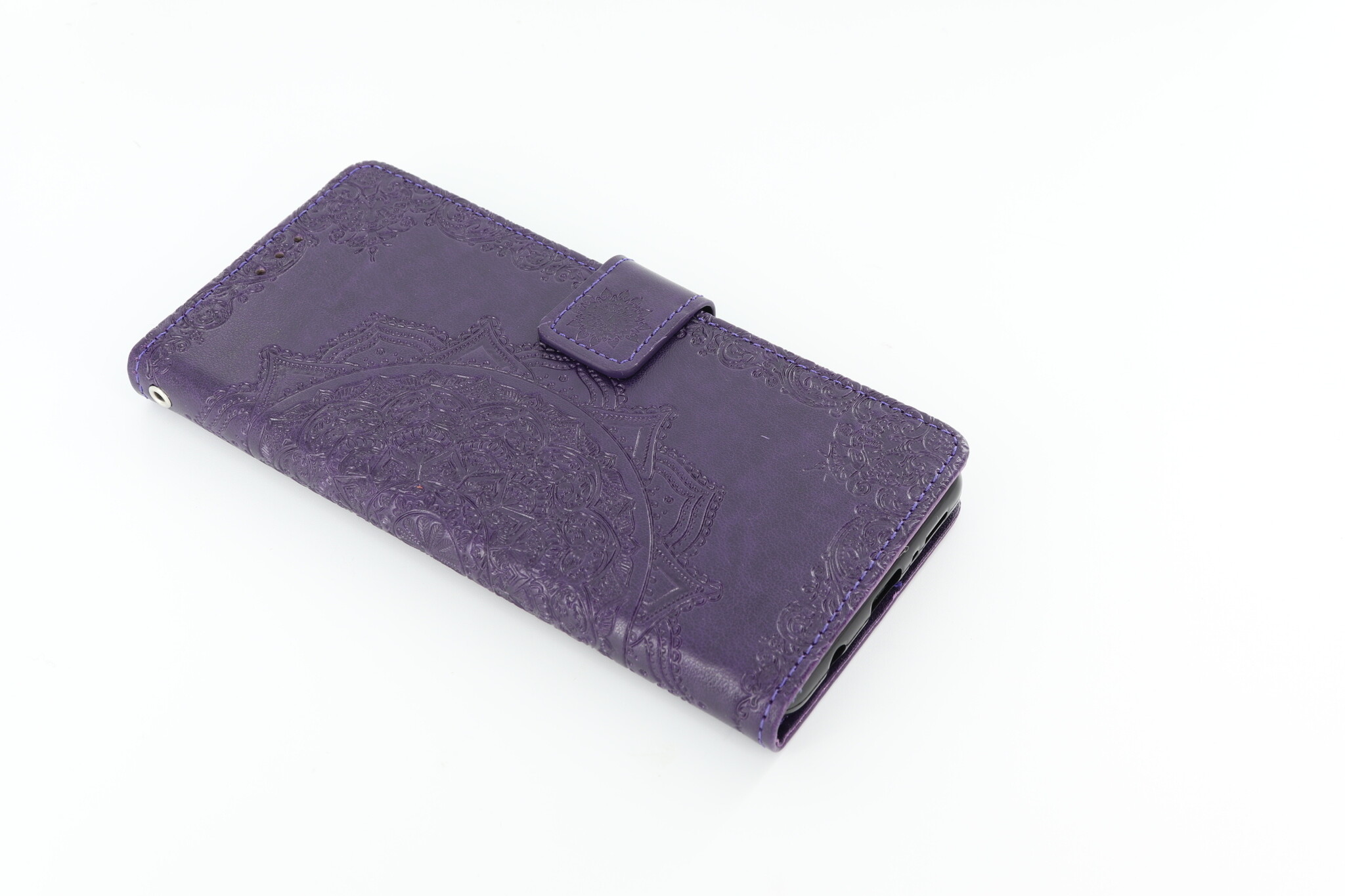 Samsung Galaxy A21S Boekhoesje Mandela Paars