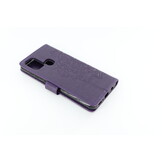 Samsung Galaxy A21S Boekhoesje Mandela Paars