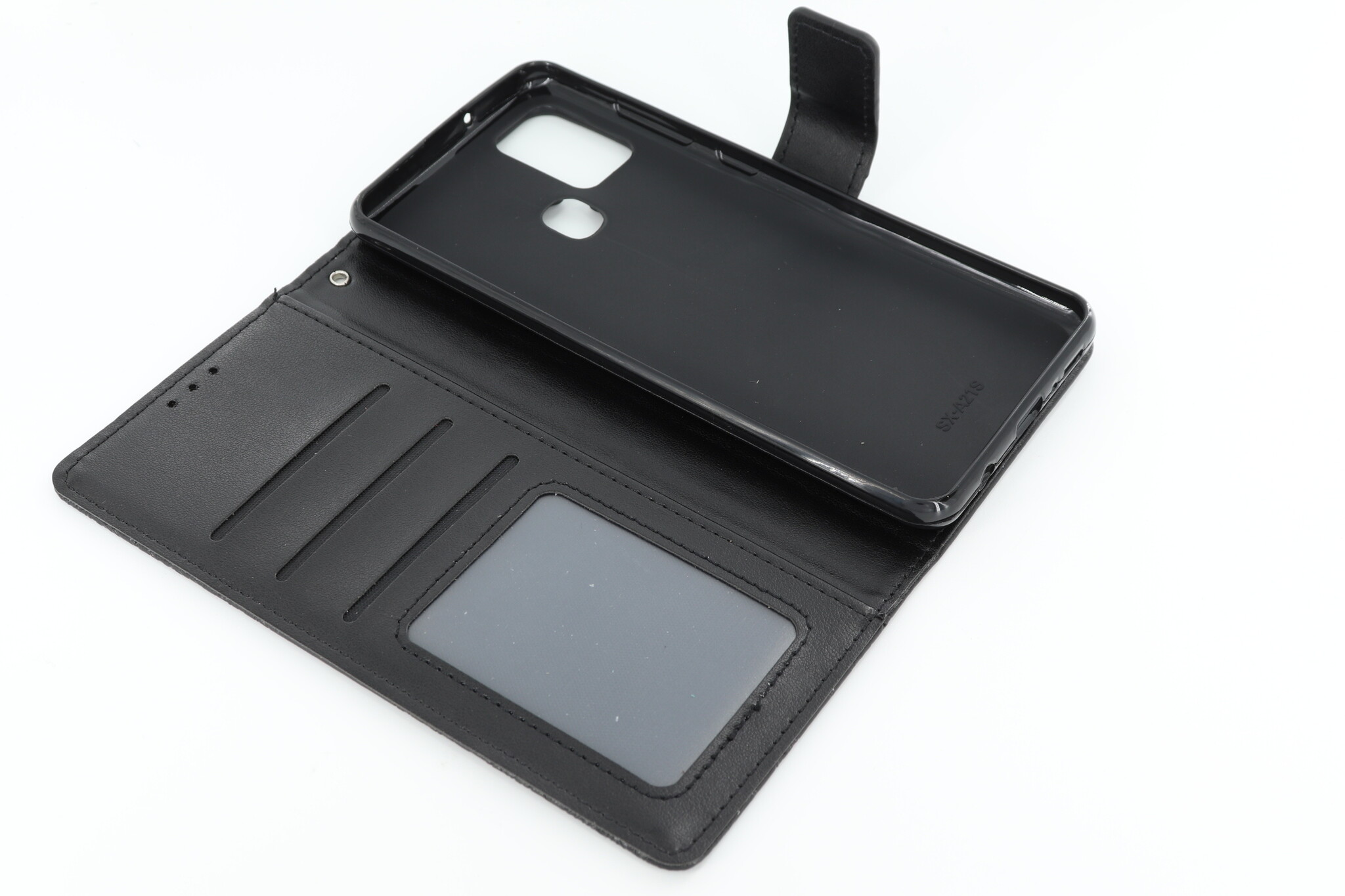 Samsung Galaxy A21S Boekhoesje Mandela Zwart