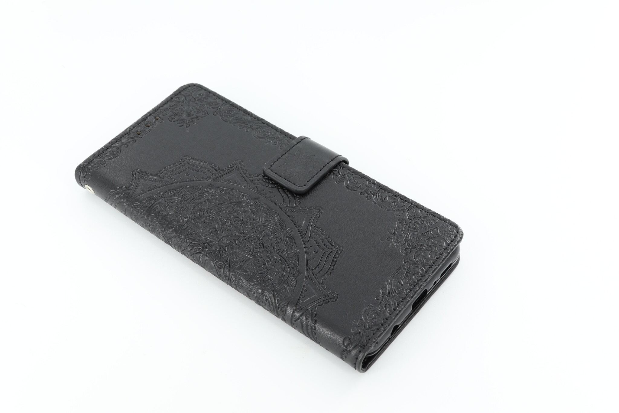 Samsung Galaxy A21S Boekhoesje Mandela Zwart