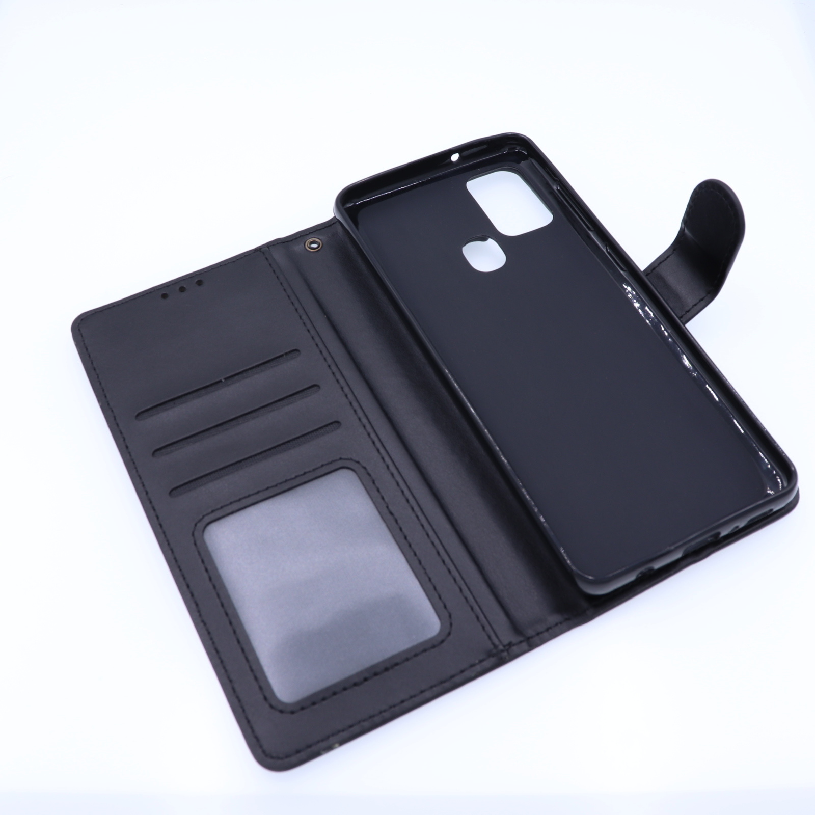 Samsung Galaxy A21S Boekhoesje Zwart