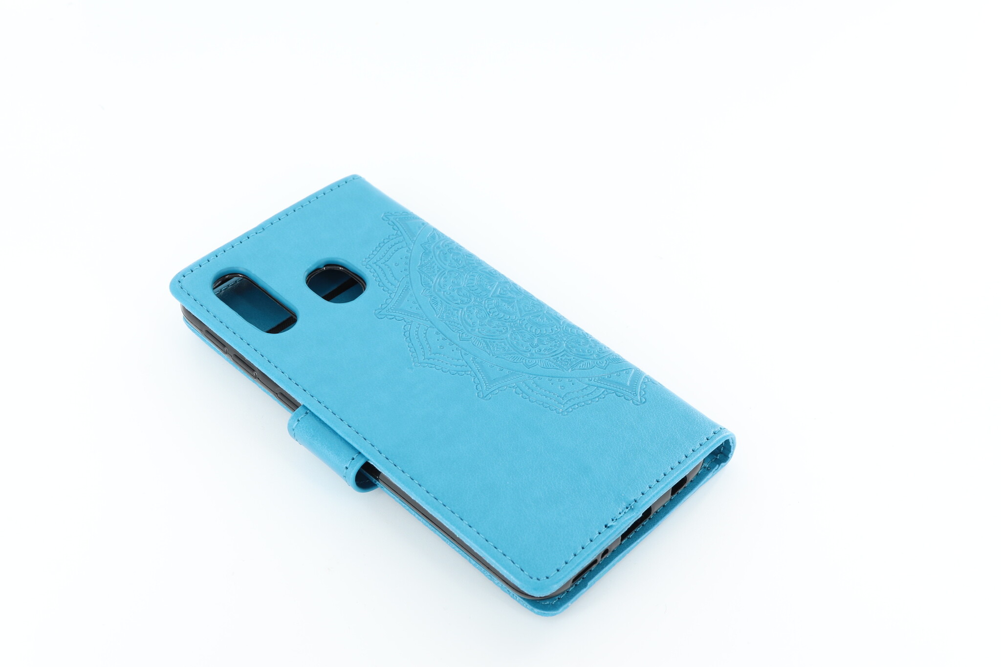 Samsung Galaxy A40 Boekhoesje Mandela Blauw