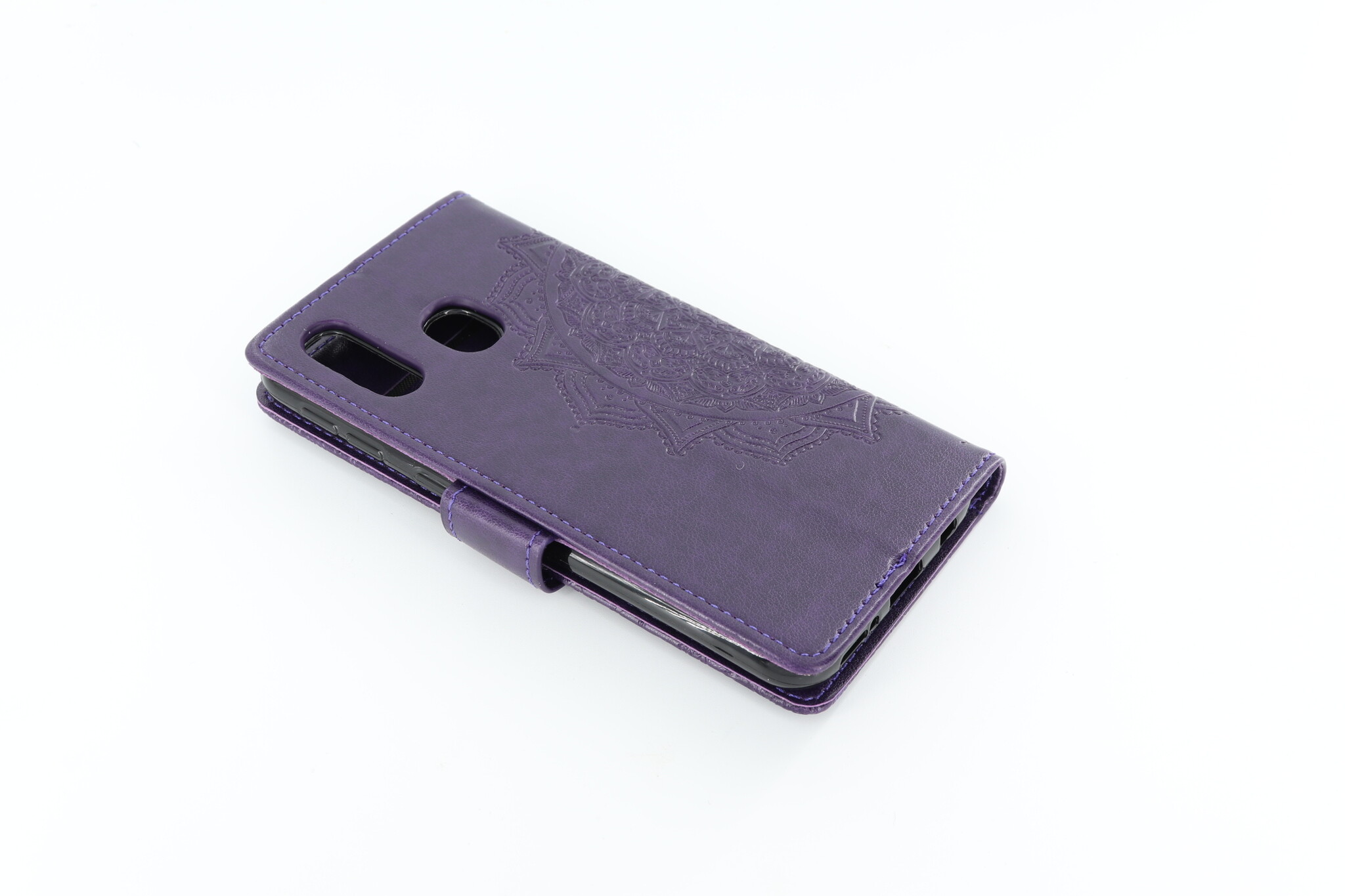 Samsung Galaxy A40 Boekhoesje Mandela Paars