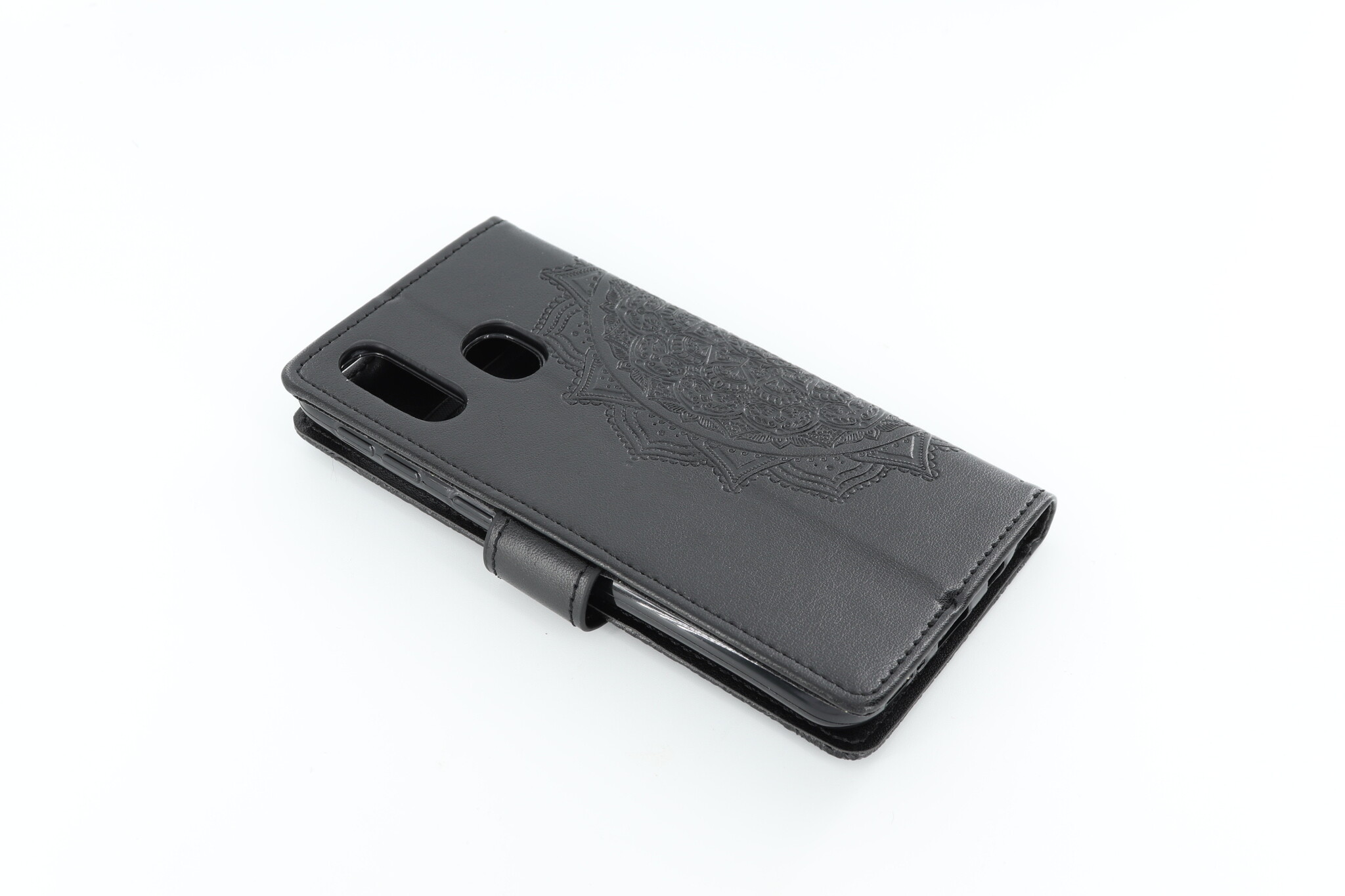 Samsung Galaxy A40 Boekhoesje Mandela Zwart