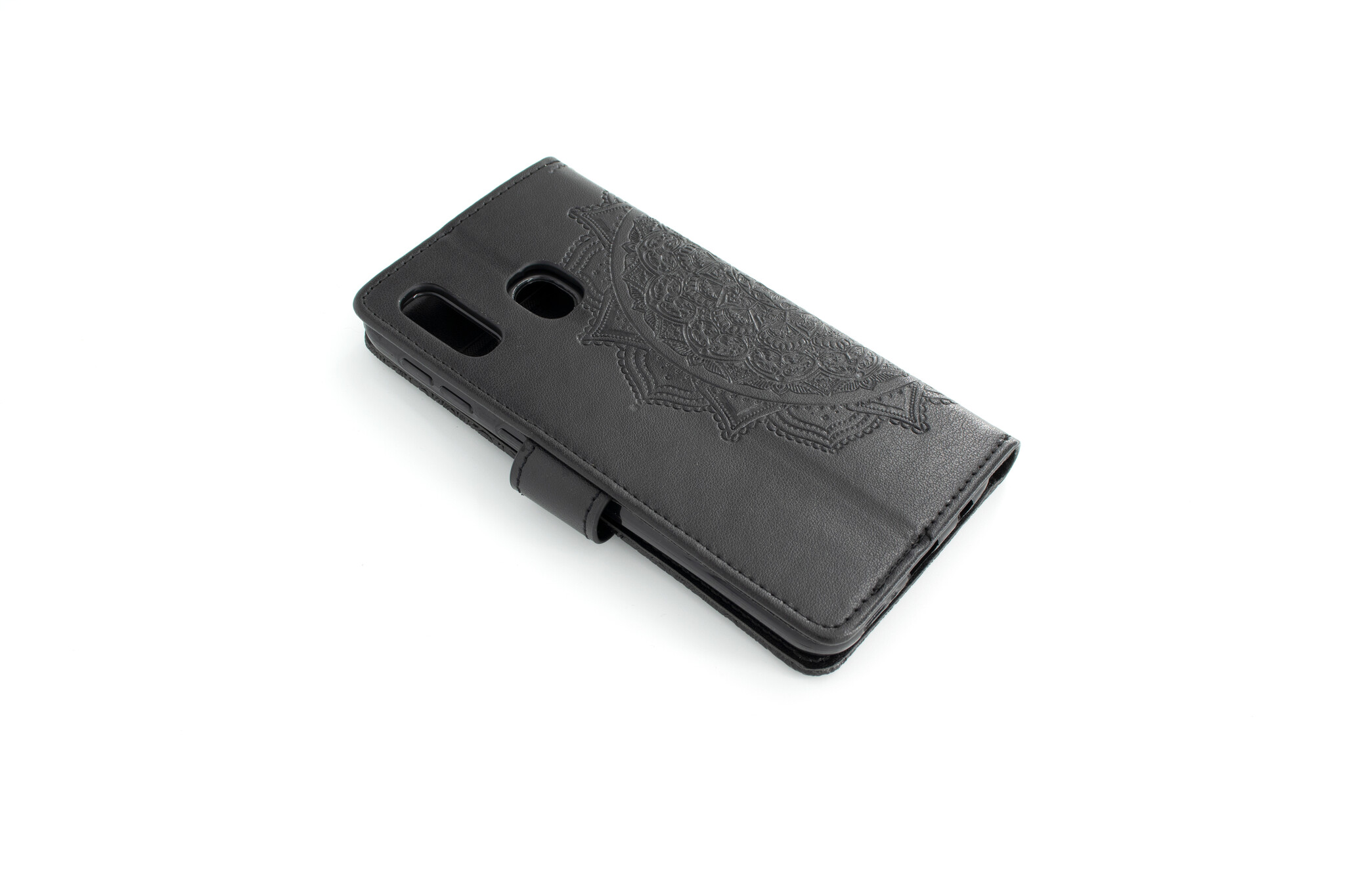 Boekhoesje Samsung Galaxy A20e Mandela Zwart