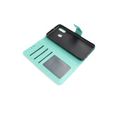 Boekhoesje Samsung Galaxy A20e Mandela Mintgroen