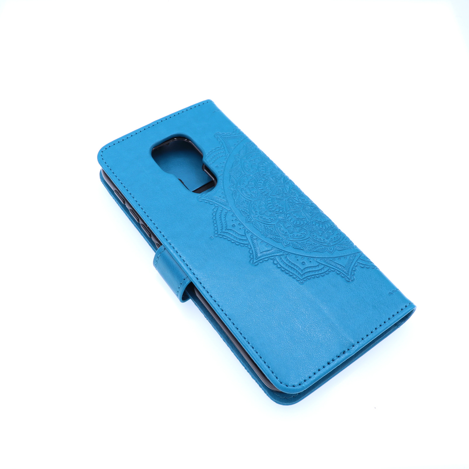 Motorola G9 Play Boekhoesje Mandela Blauw