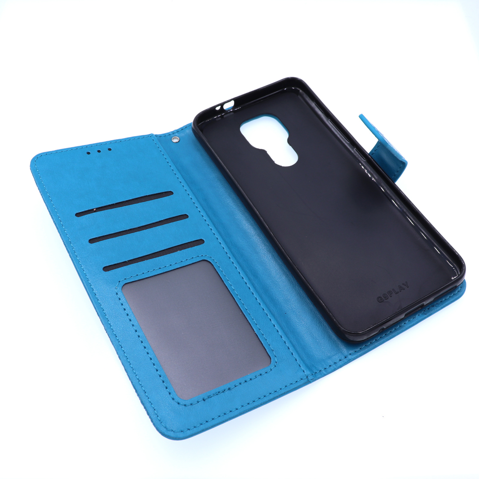 Motorola G9 Play Boekhoesje Mandela Blauw