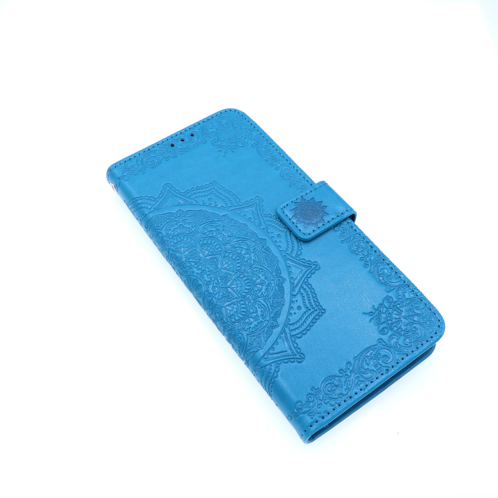 Motorola G9 Play Boekhoesje Mandela Blauw
