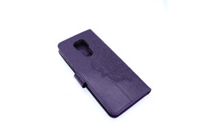 Motorola G9 Play Boekhoesje Mandela Paars