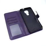 Motorola G9 Play Boekhoesje Mandela Paars