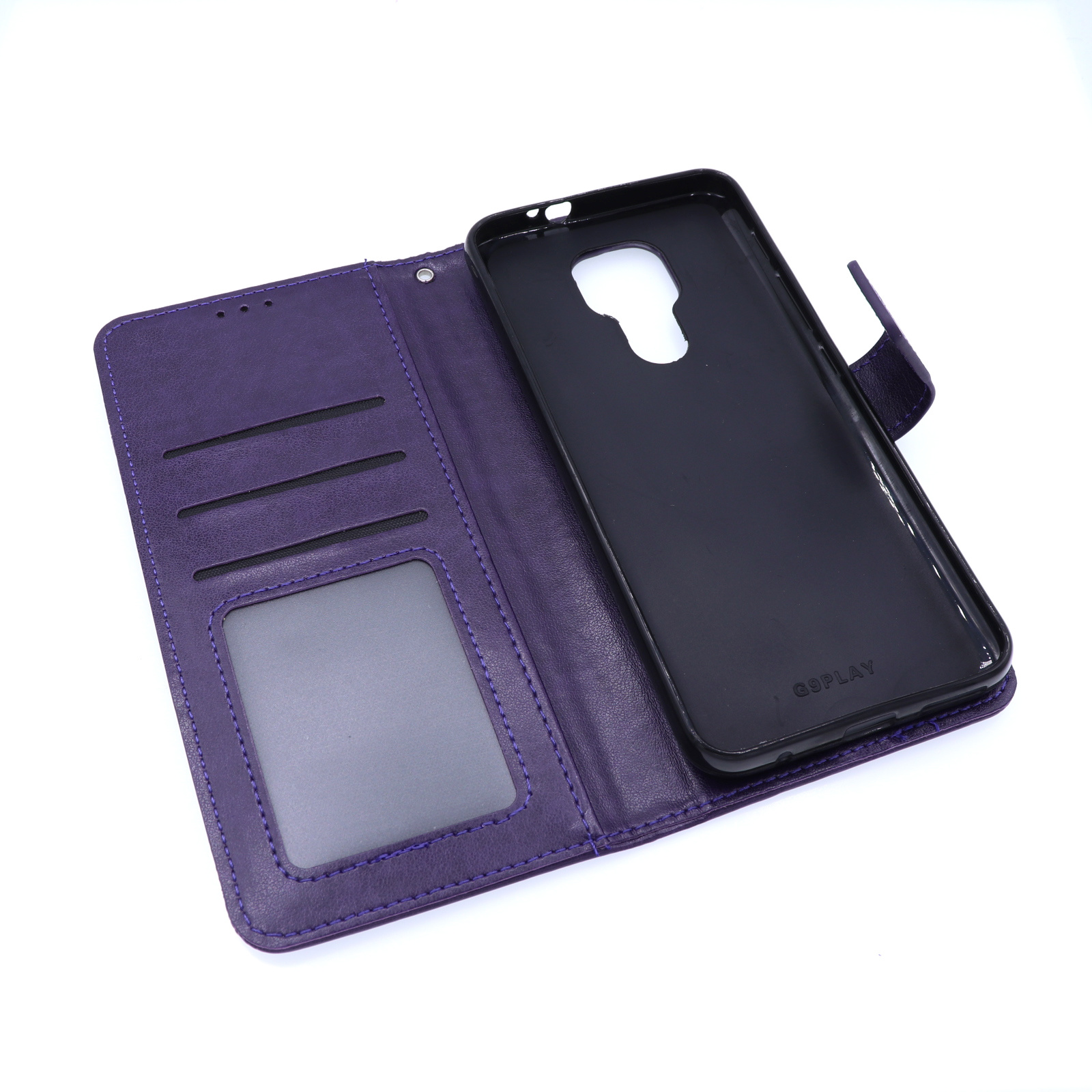 Motorola G9 Play Boekhoesje Mandela Paars