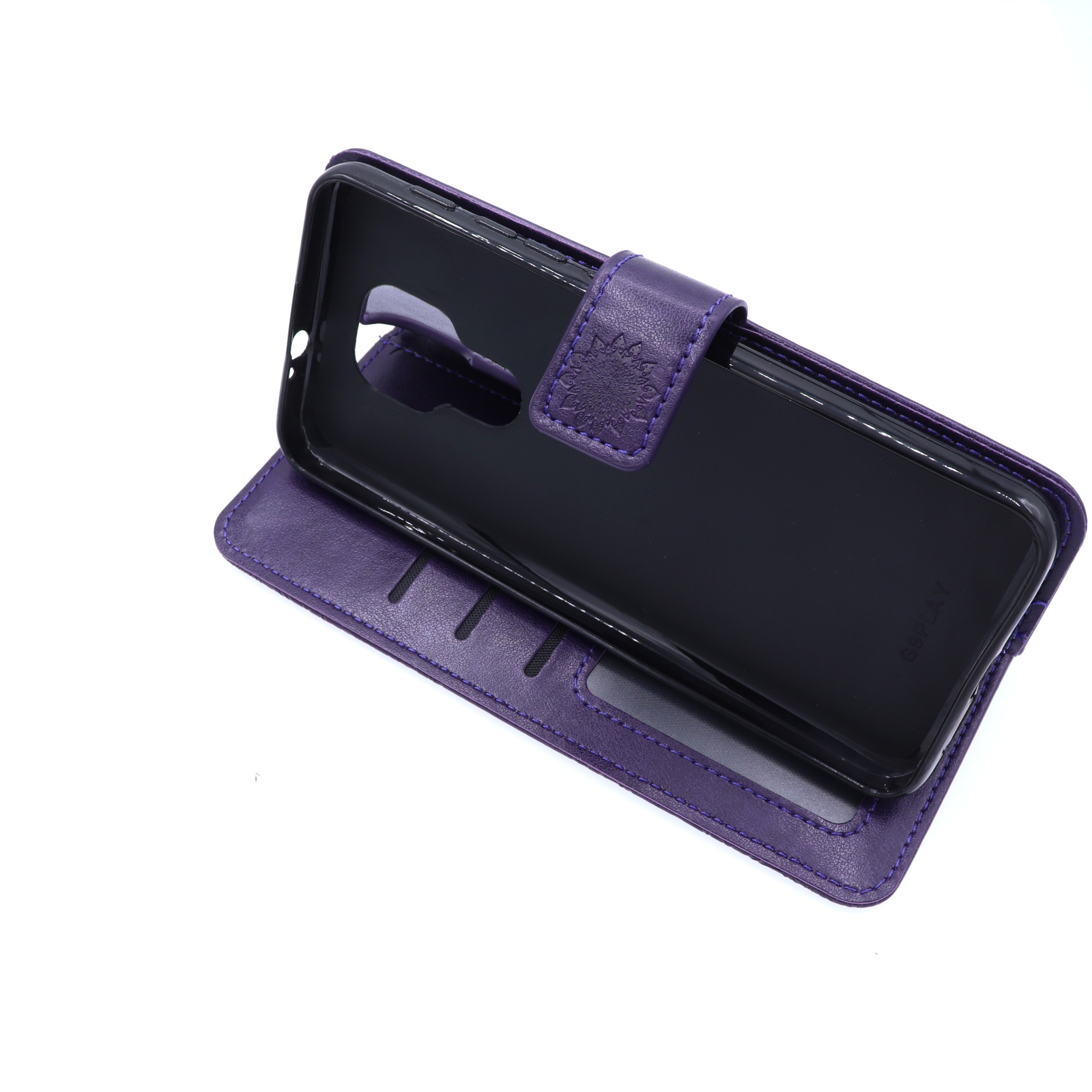 Motorola G9 Play Boekhoesje Mandela Paars