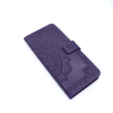 Motorola G9 Play Boekhoesje Mandela Paars