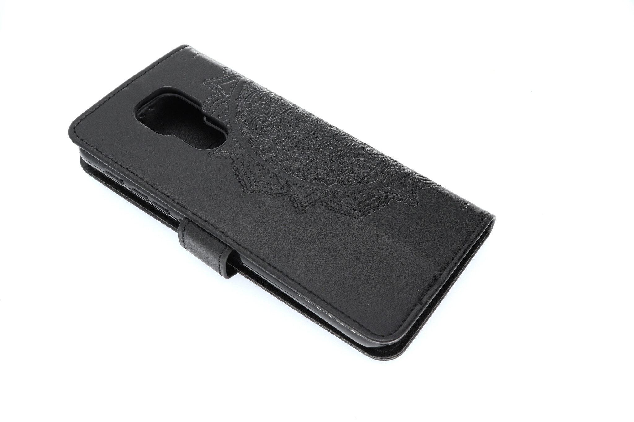 Motorola G9 Play Boekhoesje Mandela Zwart