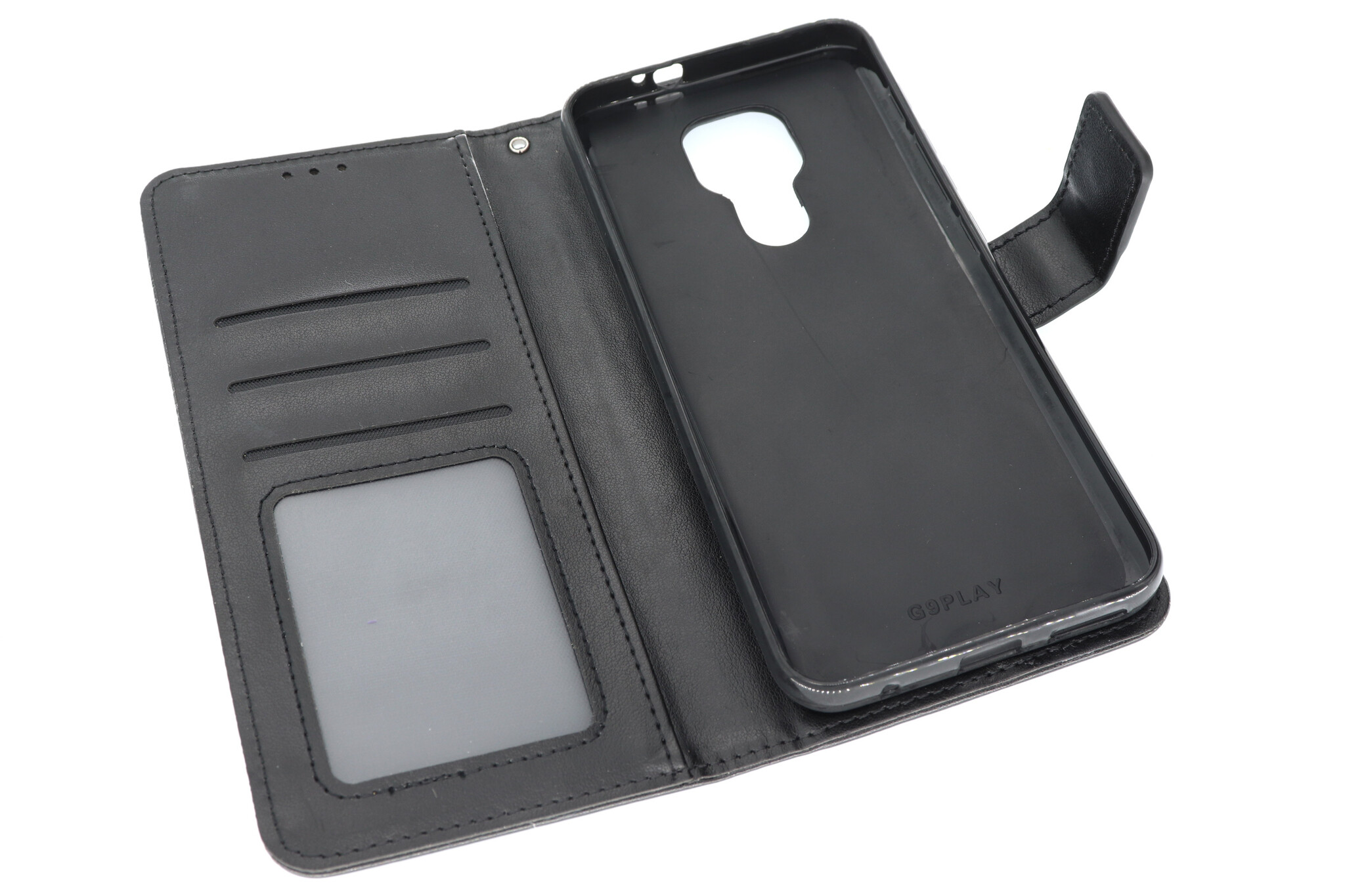 Motorola G9 Play Boekhoesje Mandela Zwart