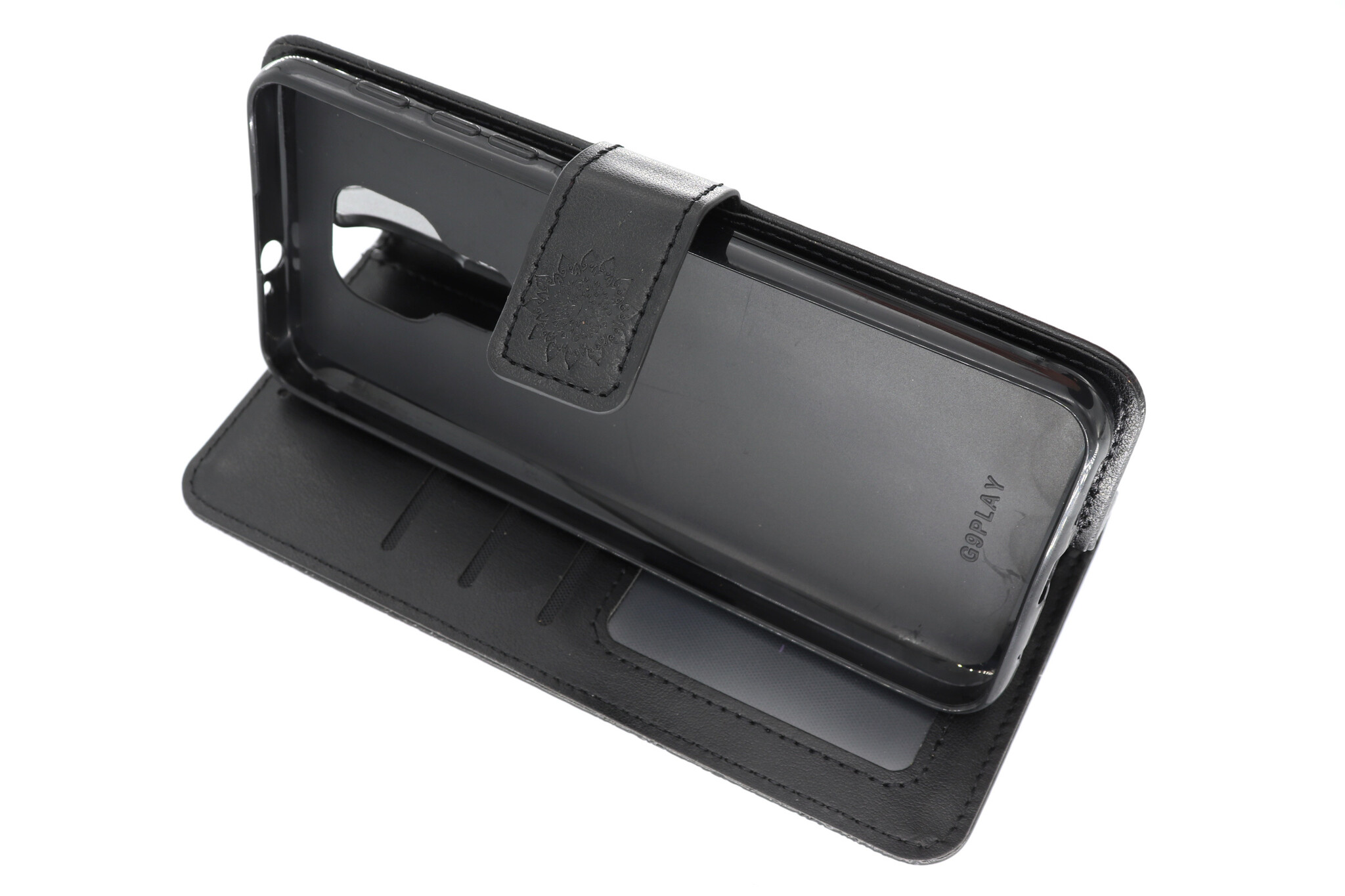 Motorola G9 Play Boekhoesje Mandela Zwart