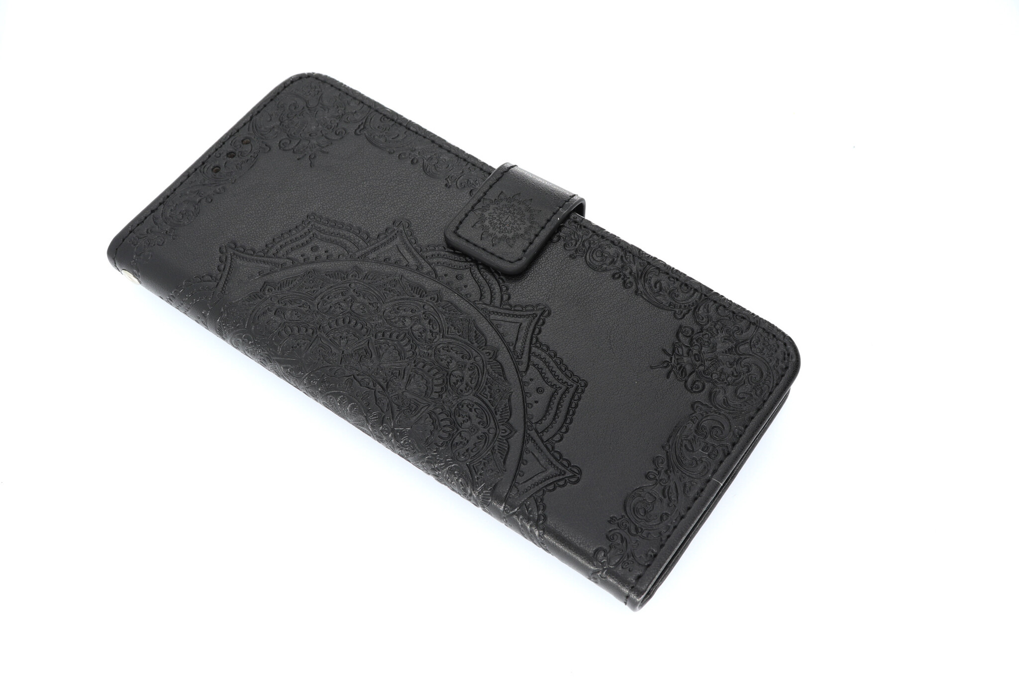 Motorola G9 Play Boekhoesje Mandela Zwart